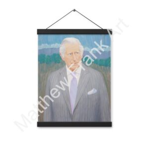 King Charles Poster with Hangers