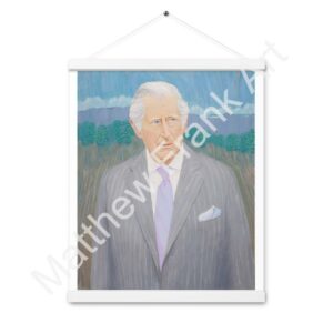 King Charles Poster with Hangers