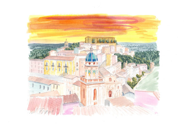 Watercolour Cityscape