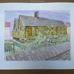 Watercolour City Painting