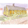 Watercolour City Painting "A Tudor House in Yorkshire"